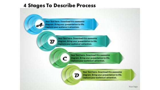 Business Planning Strategy 4 Stages To Describe Process Change Management Ppt Slide