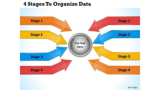 Business Planning Strategy 4 Stages To Organize Data Change Management Ppt Slide