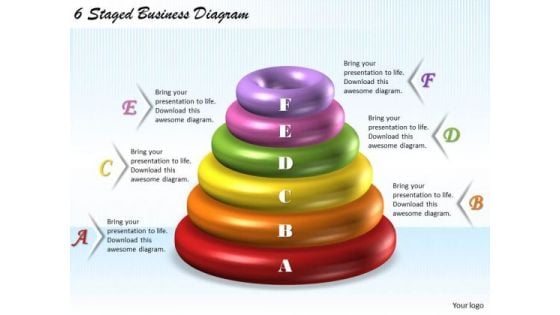 Business Planning Strategy 6 Staged Diagram Marketing