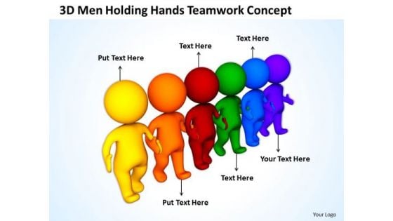 Business Power Point Holding Hands Teamwork Concept PowerPoint Templates Ppt Backgrounds For Slides