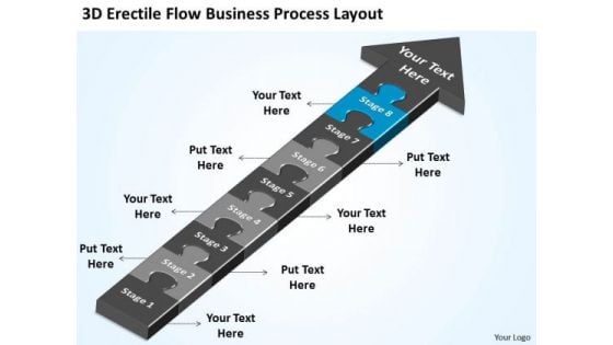 Business PowerPoint Presentation Process Layout Plan Preparation Slides