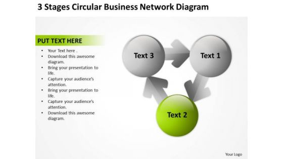 Business PowerPoint Presentations Network Diagram Doing Plan Slides