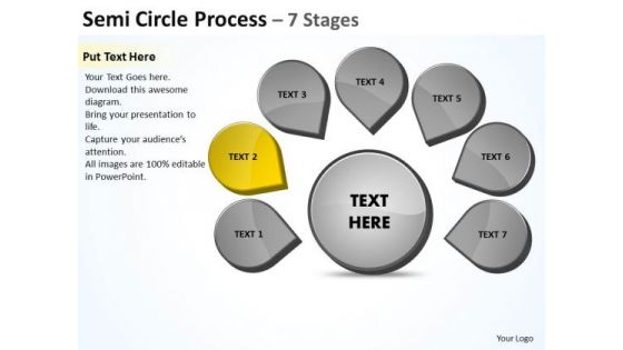 Business PowerPoint Presentations Strategy Circular Flow Process Diagram Slides