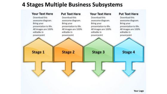 Business PowerPoint Presentations Subsystems Continuity Plans Templates