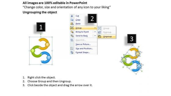 Business PowerPoint Template 3 Cs For Zigzag Path Diagram Ppt Templates