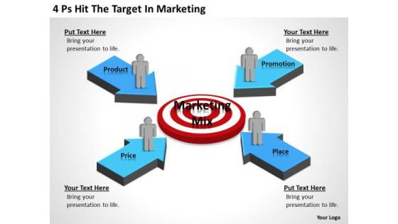 Business PowerPoint Template 4 Ps Hit The Target Marketing Ppt Slides Business PowerPoint Template 4 Ps Hit The Target Marketing Ppt Slides