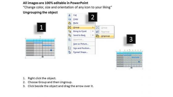 Business PowerPoint Template Gantt Chart For Marketing Result Analysis Ppt Slides