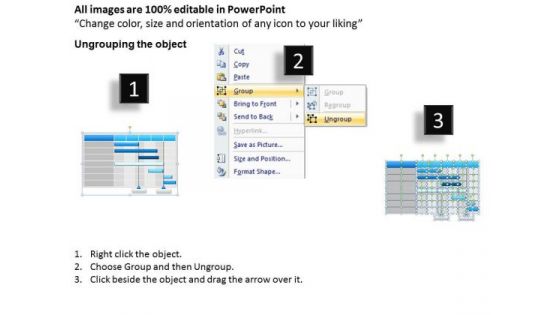 Business PowerPoint Template Gantt Chart For Sales Analysis Pppt Slides