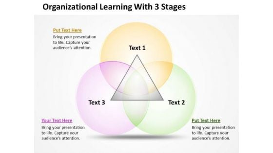 Business PowerPoint Template Organizational Learning With 3 Stages Ppt Templates