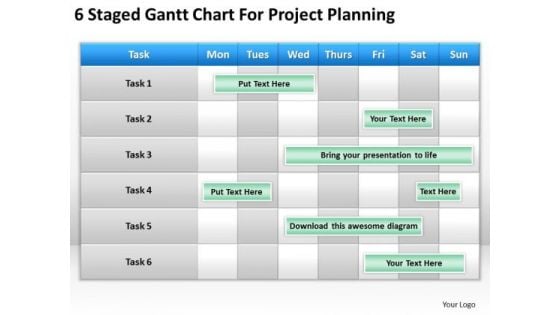 Business PowerPoint Template Project Planning Ppt Templates Backgrounds For Slides