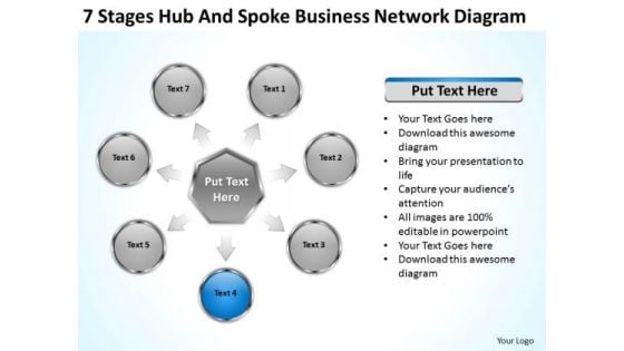 Business PowerPoint Templates Network Diagram Plan Consulting Slides