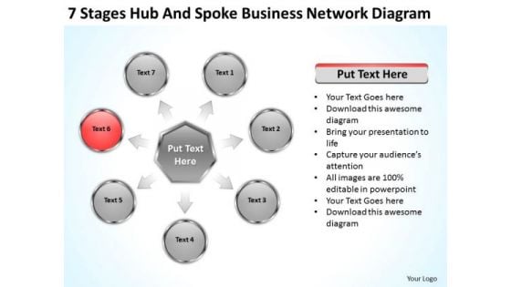 Business PowerPoint Templates Network Diagram Ppt Plan Outline