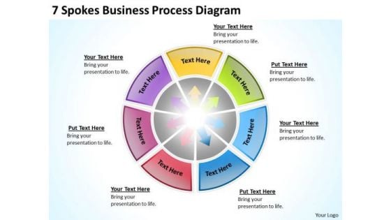 Business PowerPoint Templates Process Diagram Plan Contents