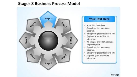 Business PowerPoint Templates Process Model Designing Plan