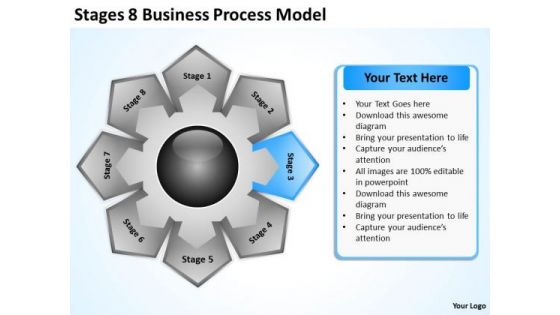 Business PowerPoint Templates Process Model Format Plan Slides