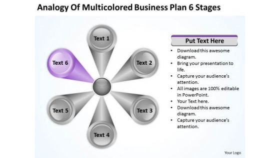 Business PowerPoint Theme Plan 6 Stages Ppt Planning Templates