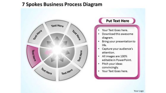 Business PowerPoint Theme Process Diagram Plan Templates