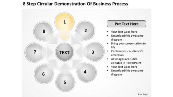 Business PowerPoint Theme Process Ppt 2 Basic Plan Outline Slides