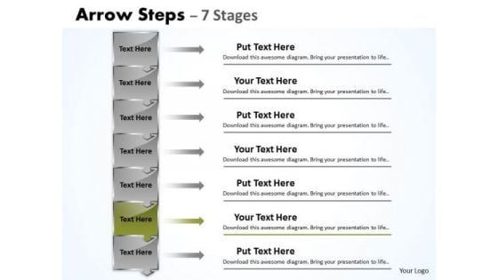 Business Ppt Background Plumb Arrow Create PowerPoint Macro 7 Stage Graphic