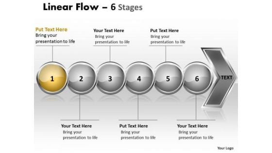 Business Ppt Continuous Illustration Of 6 Issues Strategy PowerPoint 2 Design