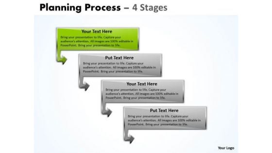 Business Ppt Grouping Of 4 Process Communication PowerPoint 2 Image