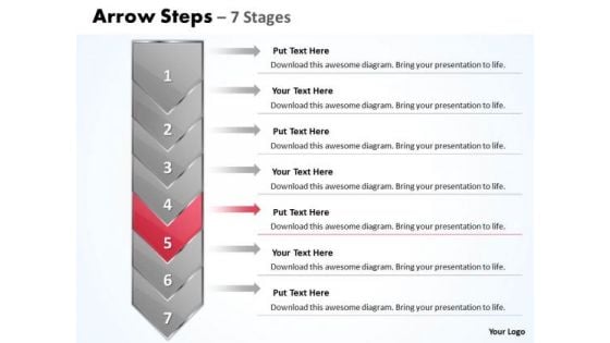 Business Ppt Template Arrow 7 State Diagram 1 Time Management PowerPoint 6 Graphic