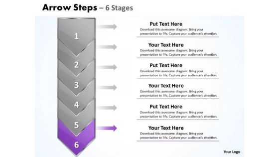 Business Ppt Theme Arrow 6 Phase Diagram 1 Project Management PowerPoint 7 Graphic