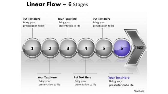 Business Ppt Theme Continual Illustration Graphical Of 6 Issues 7