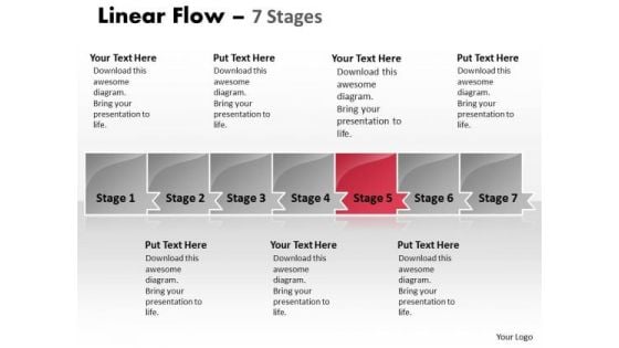 Business Ppt Theme Parellel Demonstration Of 7 Stages Plan PowerPoint 6 Graphic