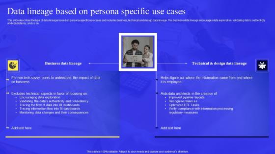 Business Process Data Lineage Data Lineage Based On Persona Specific Use Cases Infographics Pdf Business Process Data Lineage Data Lineage Based On Persona Specific Use Cases Infographics Pdf