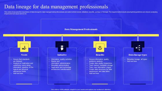 Business Process Data Lineage Data Lineage For Data Management Professionals Graphics Pdf