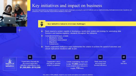 Business Process Data Lineage Key Initiatives And Impact On Business Topics Pdf