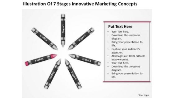 Business Process Diagram Chart Of 7 Stages Innovative Marketing Concepts Ppt 6 PowerPoint Slides