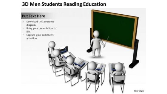 Business Process Diagram Examples Reading Education PowerPoint Templates Ppt Backgrounds For Slides