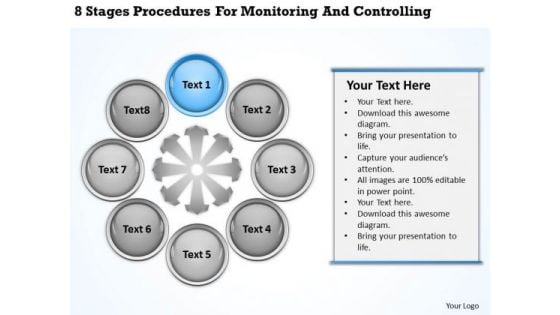 Business Process Diagram Vision Controlling Ppt PowerPoint Templates Backgrounds For Slides