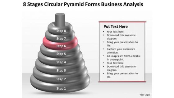 Business Process Flow 8 Stages Circular Pyramid Forms Analysis PowerPoint Slides Business Process Flow 8 Stages Circular Pyramid Forms Analysis PowerPoint Slides