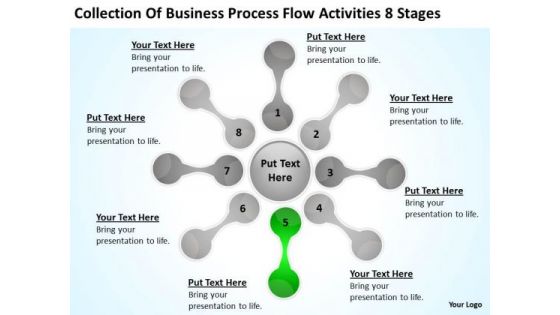 Business Process Flow Activities 8 Stages Ppt 6 Plan Small PowerPoint Templates