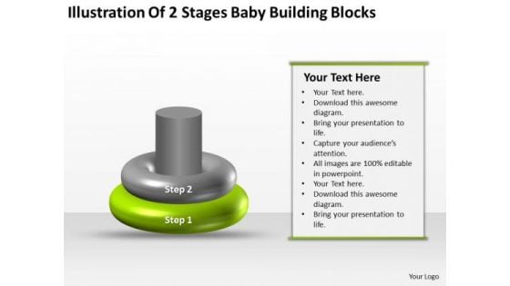 Business Process Flow Baby Building Blocks Ppt PowerPoint Templates Backgrounds For Slide