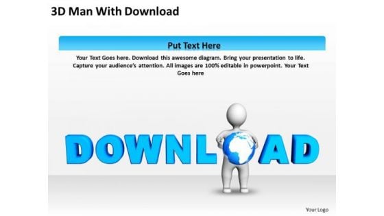 Business Process Flow Chart Examples 3d Man With Download PowerPoint Slides Business Process Flow Chart Examples 3d Man With Download PowerPoint Slides