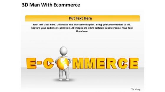 Business Process Flow Chart Examples 3d Man With Ecommerce PowerPoint Slides Business Process Flow Chart Examples 3d Man With Ecommerce PowerPoint Slides