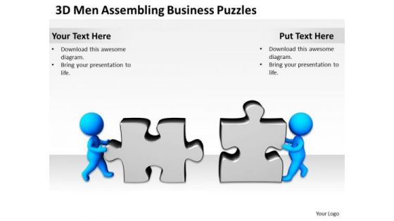 Business Process Flow Diagram Presentation Puzzles PowerPoint Templates Ppt Backgrounds For Slides