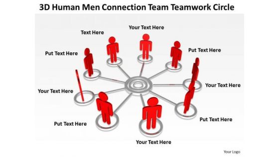 Business Process Flow Team Teamwork Circle PowerPoint Templates Ppt Backgrounds For Slides