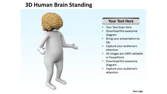 Business Process Flowchart 3d Human Brain Standing PowerPoint Templates Business Process Flowchart 3d Human Brain Standing PowerPoint Templates