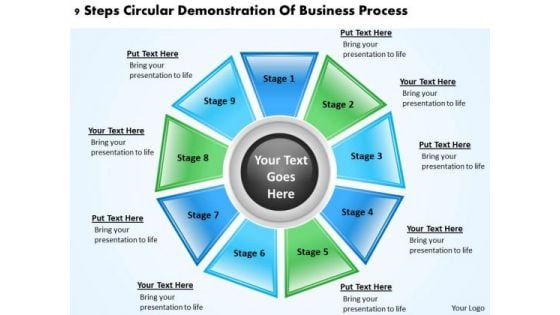 Business Process Management Diagram PowerPoint Templates Download Slides