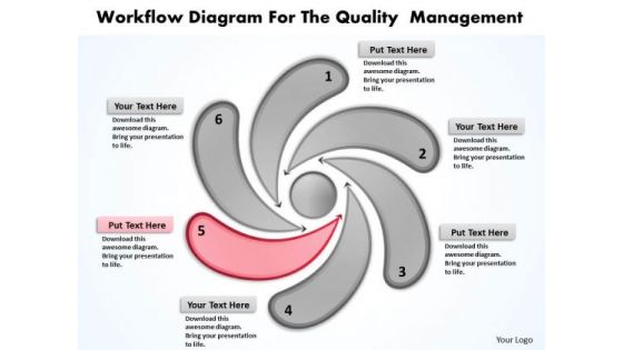 Business Process Model Diagram Management PowerPoint Templates Backgrounds For Slides