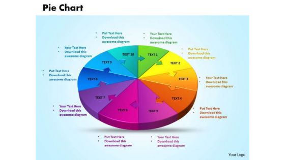 Business Process PowerPoint Templates Business 3d Jigsaw Circular Pie Chart Ppt Slides