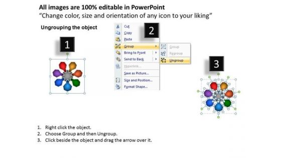 Business Process PowerPoint Templates Business Circular Process Of Decision Making Ppt Slides
