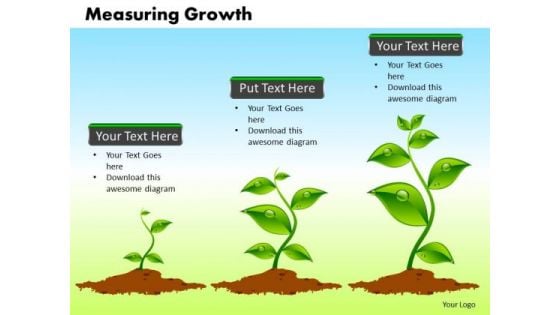 Business Process PowerPoint Templates Business Measuring Growth Ppt Slides