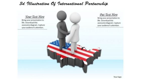 Business Process Strategy 3d Illustration Of International Partnership Character Models Business Process Strategy 3d Illustration Of International Partnership Character Models