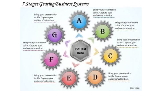 Business Process Strategy 7 Stages Gearing Systems Strategic Plan Format Ppt Slide